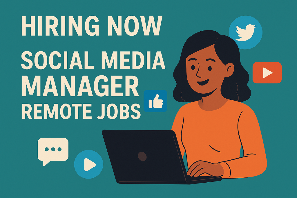 Social Media Manager Remote Jobs