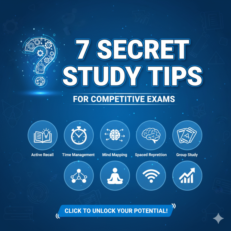 7 secret study tips for competitive exams