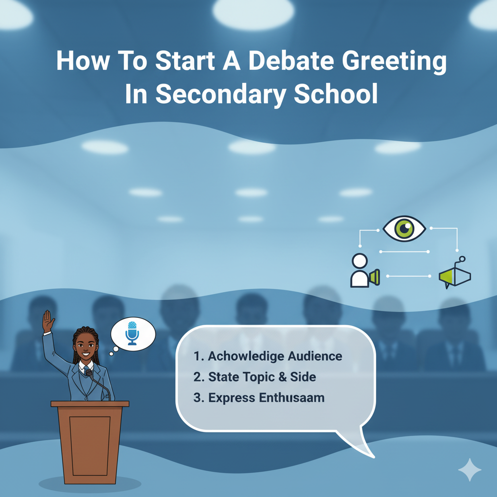How To Start A Debate Greeting In Secondary School