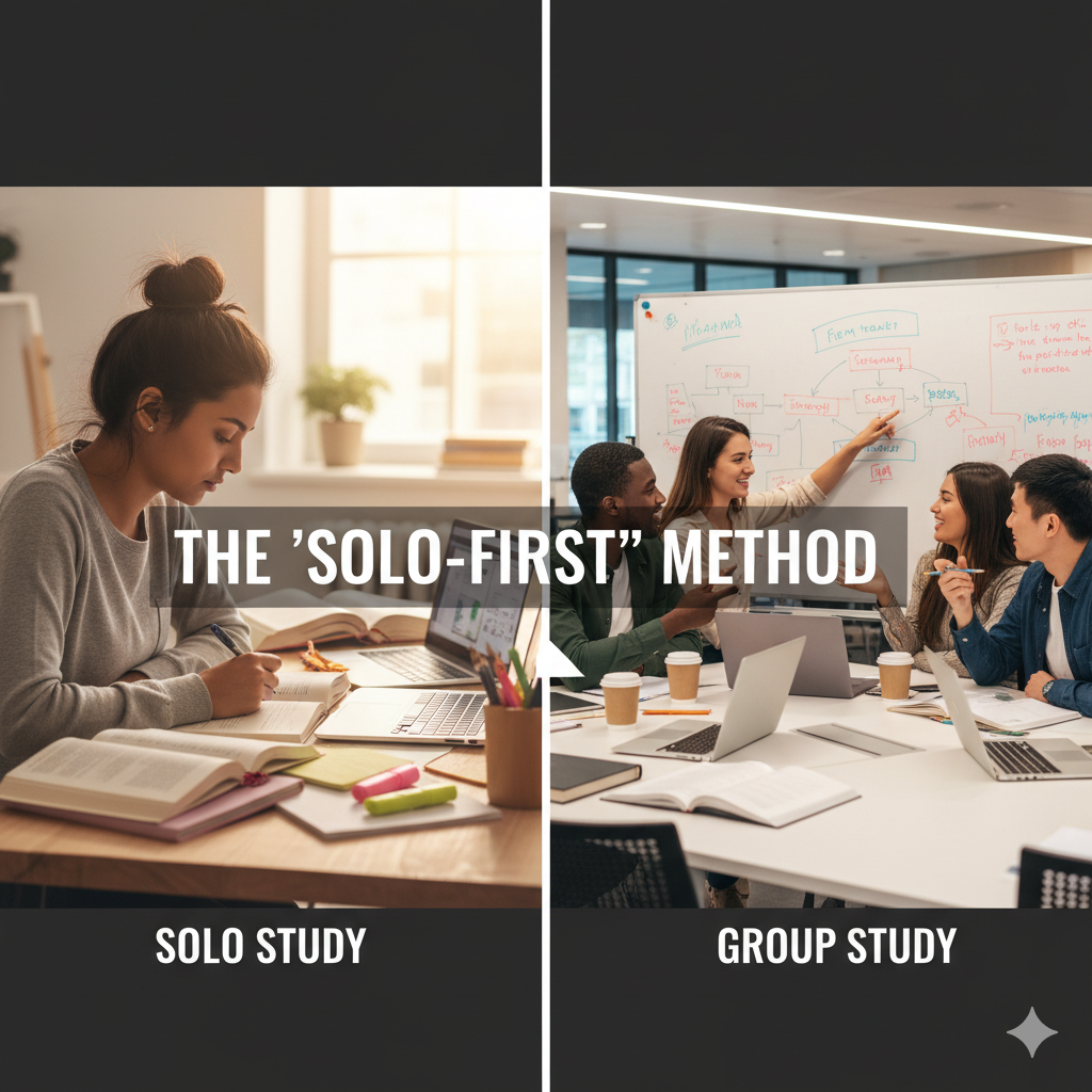 what is a better method, group study or self study?