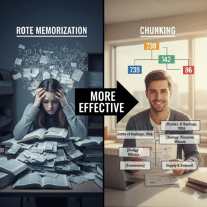 Is Chunking More Effective Than Rote Memorization?