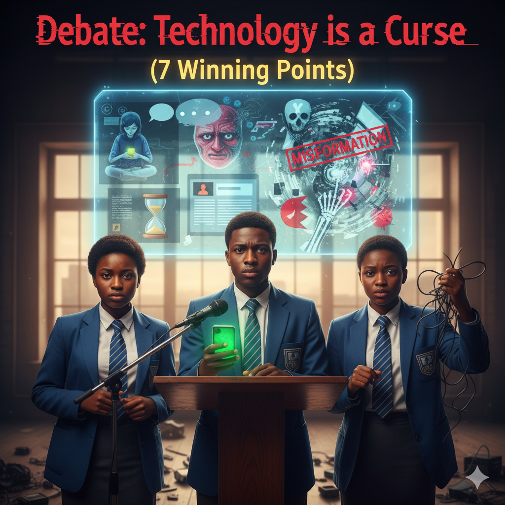 Debate: Technology is a Curse (7 Winning Points)